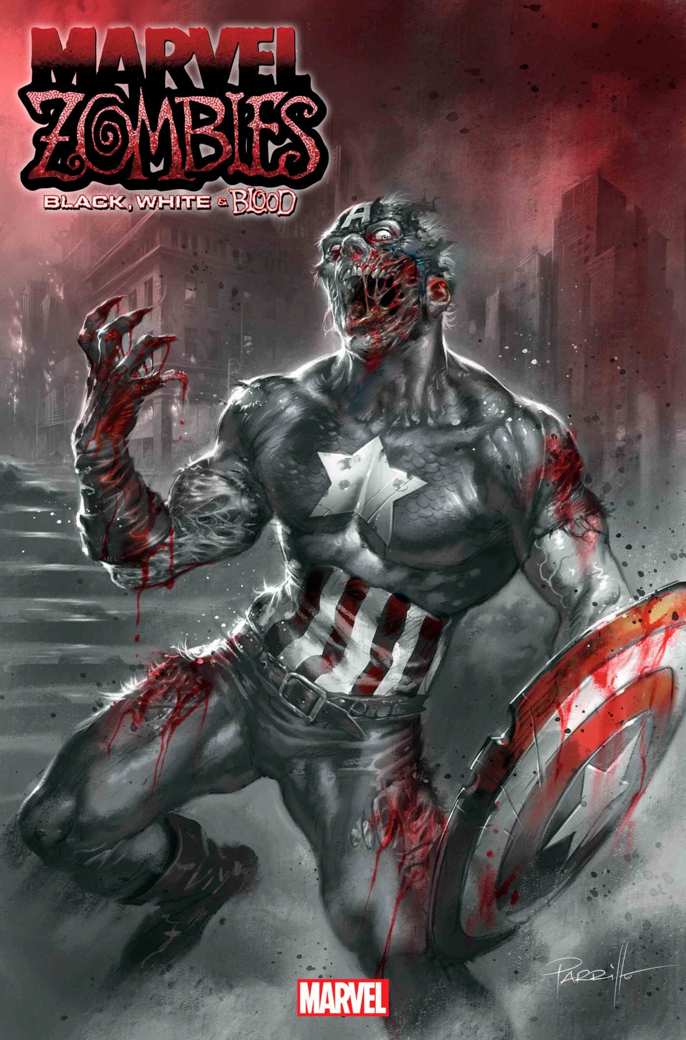 Coinz Comics, Marvel, Marvel Zombies: Black, White & Blood #2 L. Parrillo Cvr (2023),  Cover