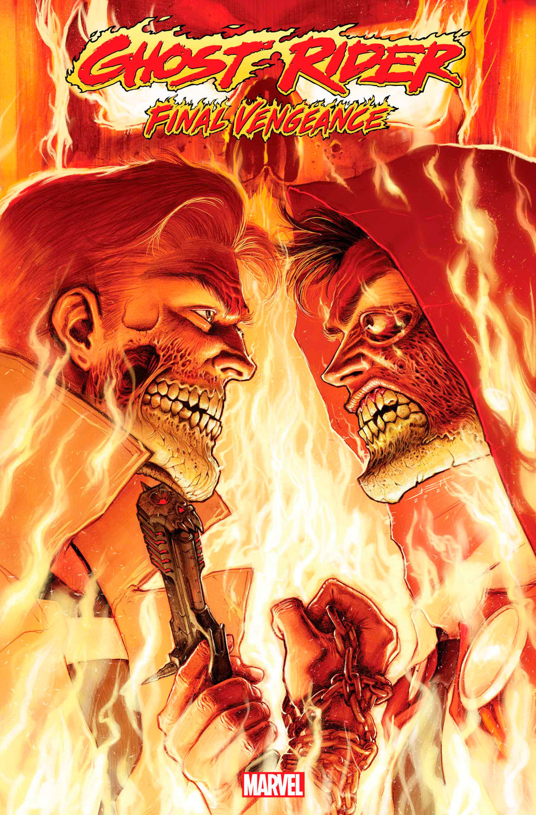  GHOST RIDER: FINAL VENGEANCE #5 (7/10/24) PRESALE- CVR (MAIN) Juan Ferreyra, CVR ANDREI BRESSAN VAR, CVR JONAS SCHARF DEADPOOL KILLS THE MARVEL UNIVERSE VAR- MARVEL- Coinz Comics 