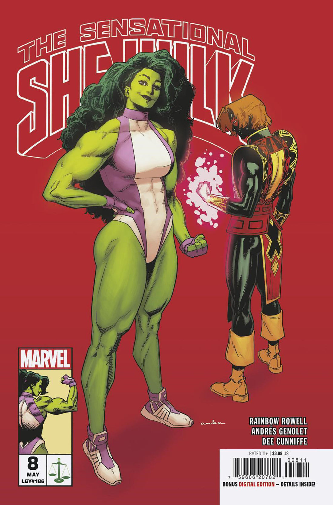 Coinz Comics, Marvel, Sensational She-Hulk #8 A. Genolet Cvr (2024),  Cover