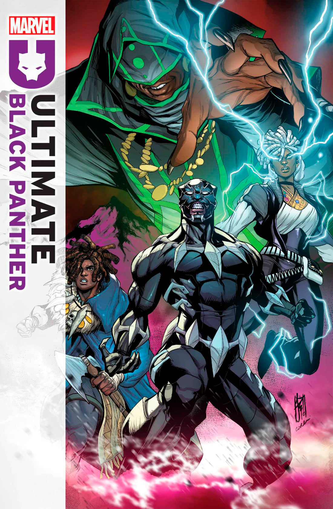  ULTIMATE BLACK PANTHER #5 (6/26/24) PRESALE- CVR (MAIN) Stefano Caselli, CVR BOSSLOGIC ULTIMATE SPECIAL VAR, CVR CLAYTON CRAIN VAR, CVR 1:25 TAURIN CLARKE VAR- MARVEL- Coinz Comics 