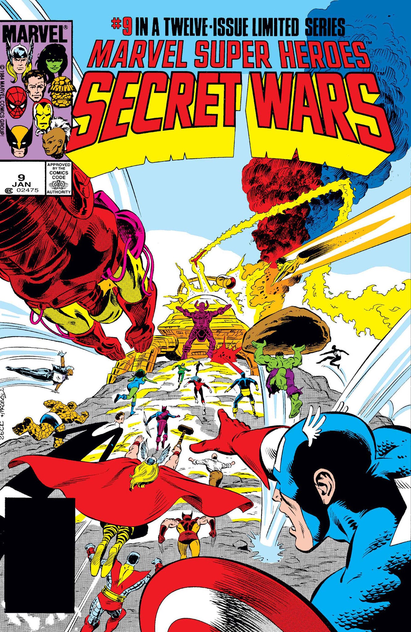 Marvel Super Heroes Secret Wars #9 Facsimile (2024)