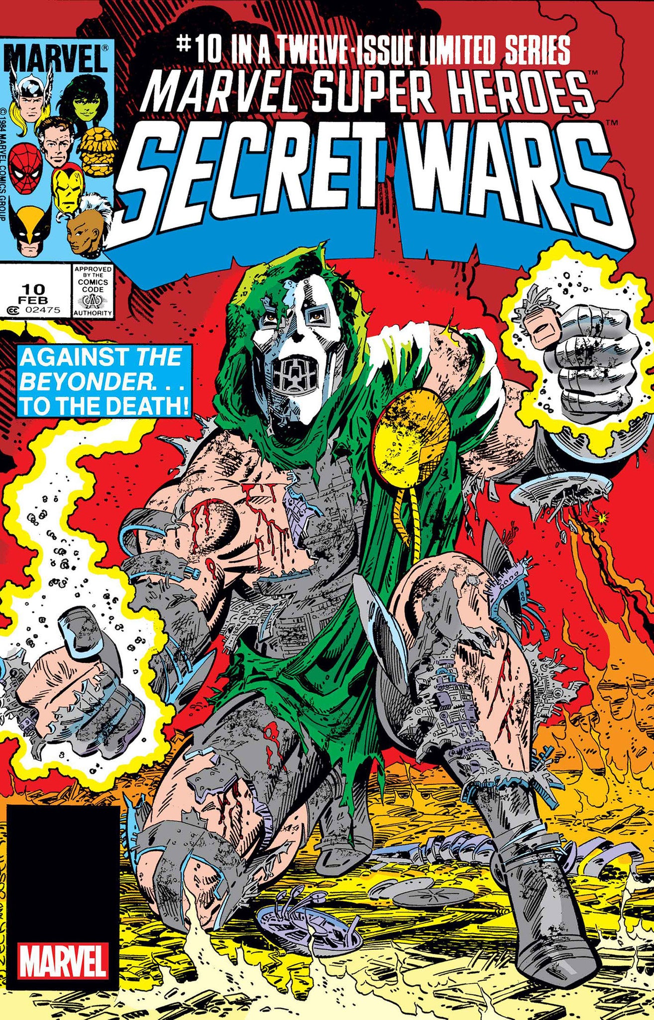 Marvel Super Heroes Secret Wars #10 Facsimile Foil Var. (2024)