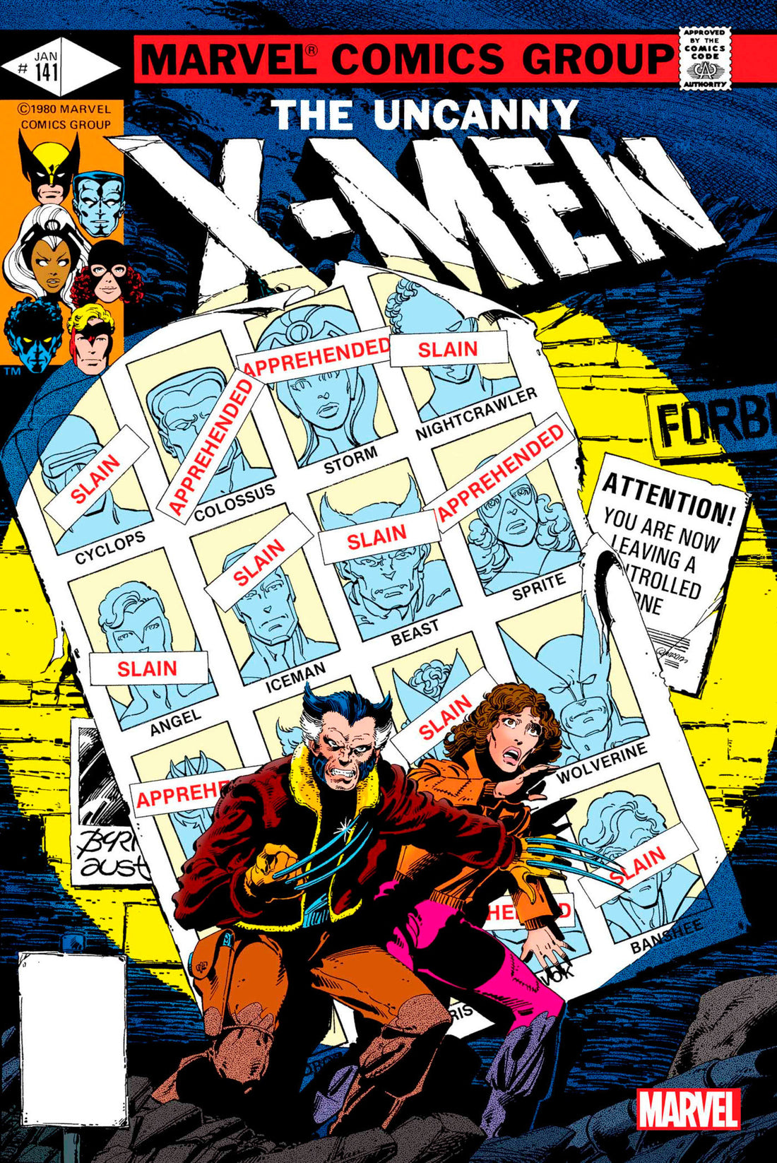  X-MEN #141 (2023)- CVR (MAIN) John Byrne- MARVEL- Coinz Comics 