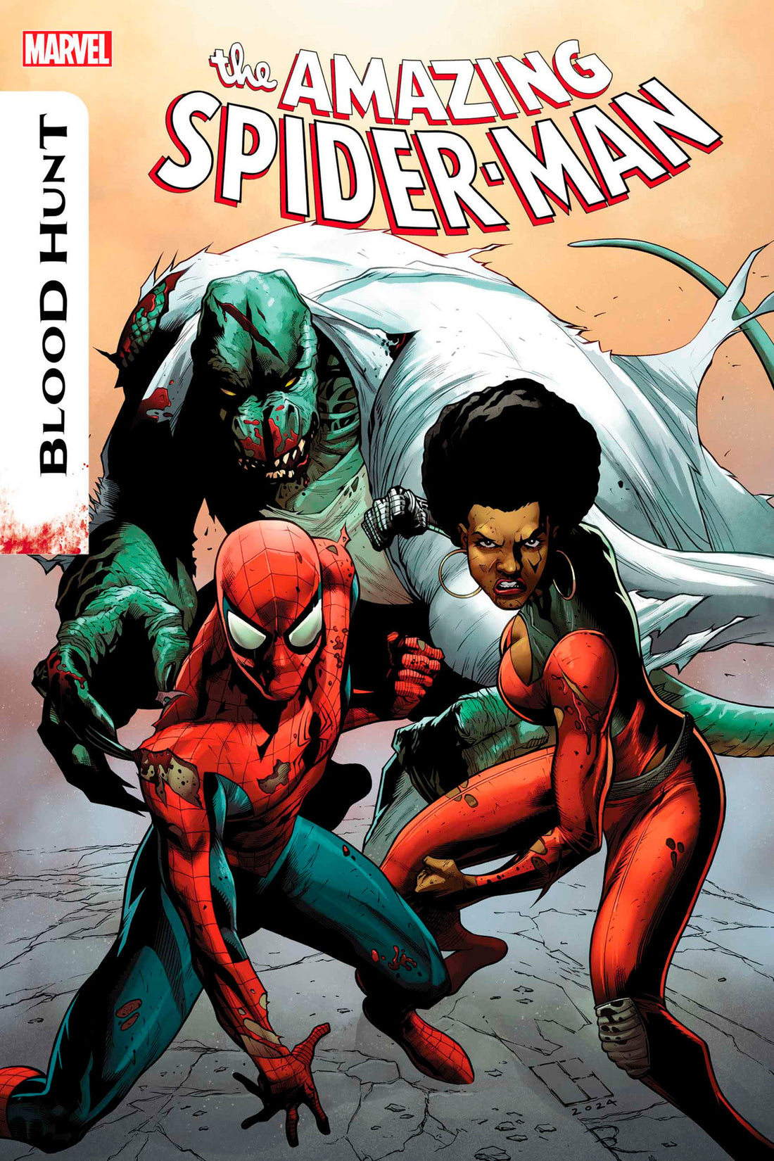  AMAZING SPIDER-MAN: BLOOD HUNT #2 (2024)- CVR (MAIN) Marcelo Ferreira, CVR BJORN BARENDS VAR [BH]- MARVEL- Coinz Comics 
