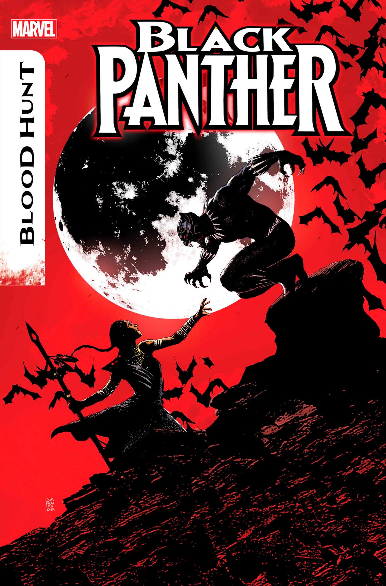  BLACK PANTHER: BLOOD HUNT #2 (2024)- CVR (MAIN) Andrea Sorrentino, CVR DAVI GO VAR [BH]- MARVEL- Coinz Comics 