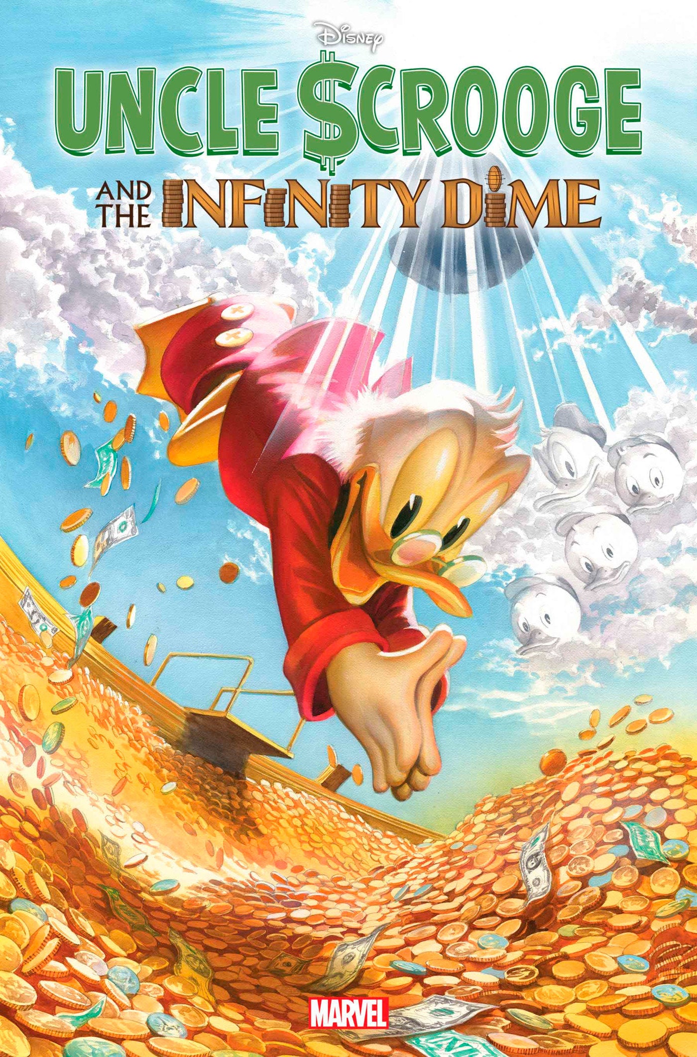 Coinz Comics, Marvel, Uncle Scrooge And The Infinity Dime #1 Alex Ross Cvr (2024),  Cover