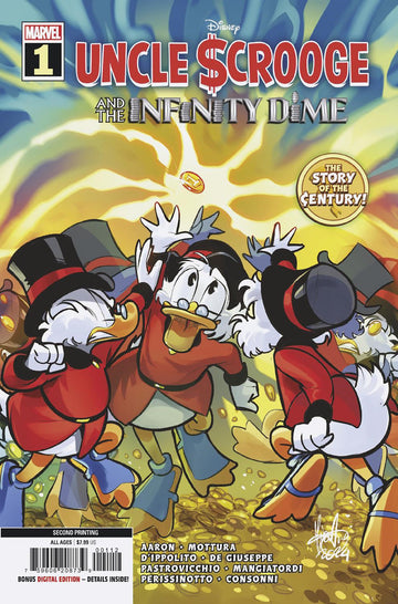 UNCLE SCROOGE AND THE INFINITY DIME 2ND PRINTING #1 (7/31/24) PRESALE