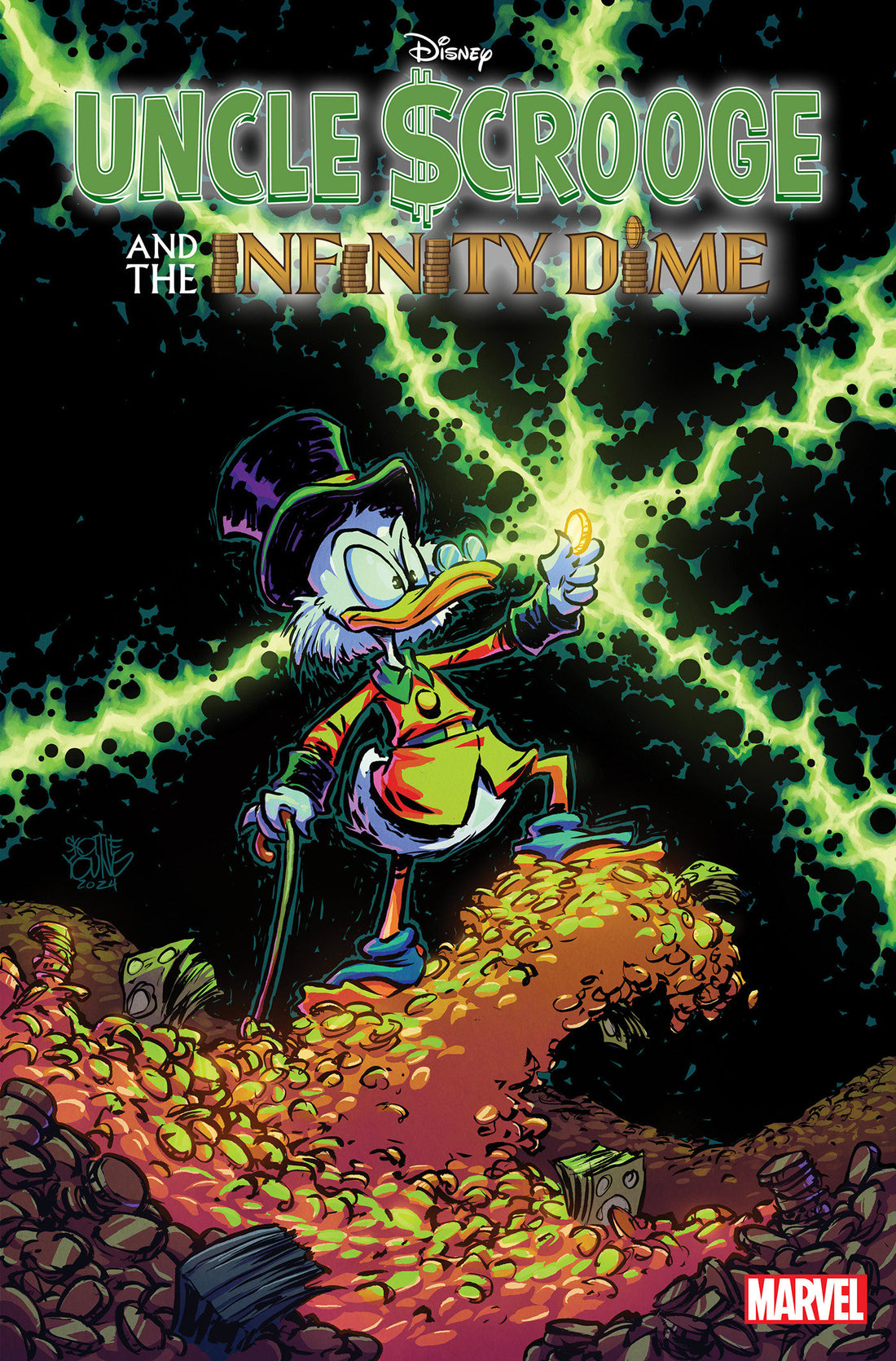 Coinz Comics, Marvel, Uncle Scrooge And The Infinity Dime #1 S. Young Var. Cvr (2024),  Cover