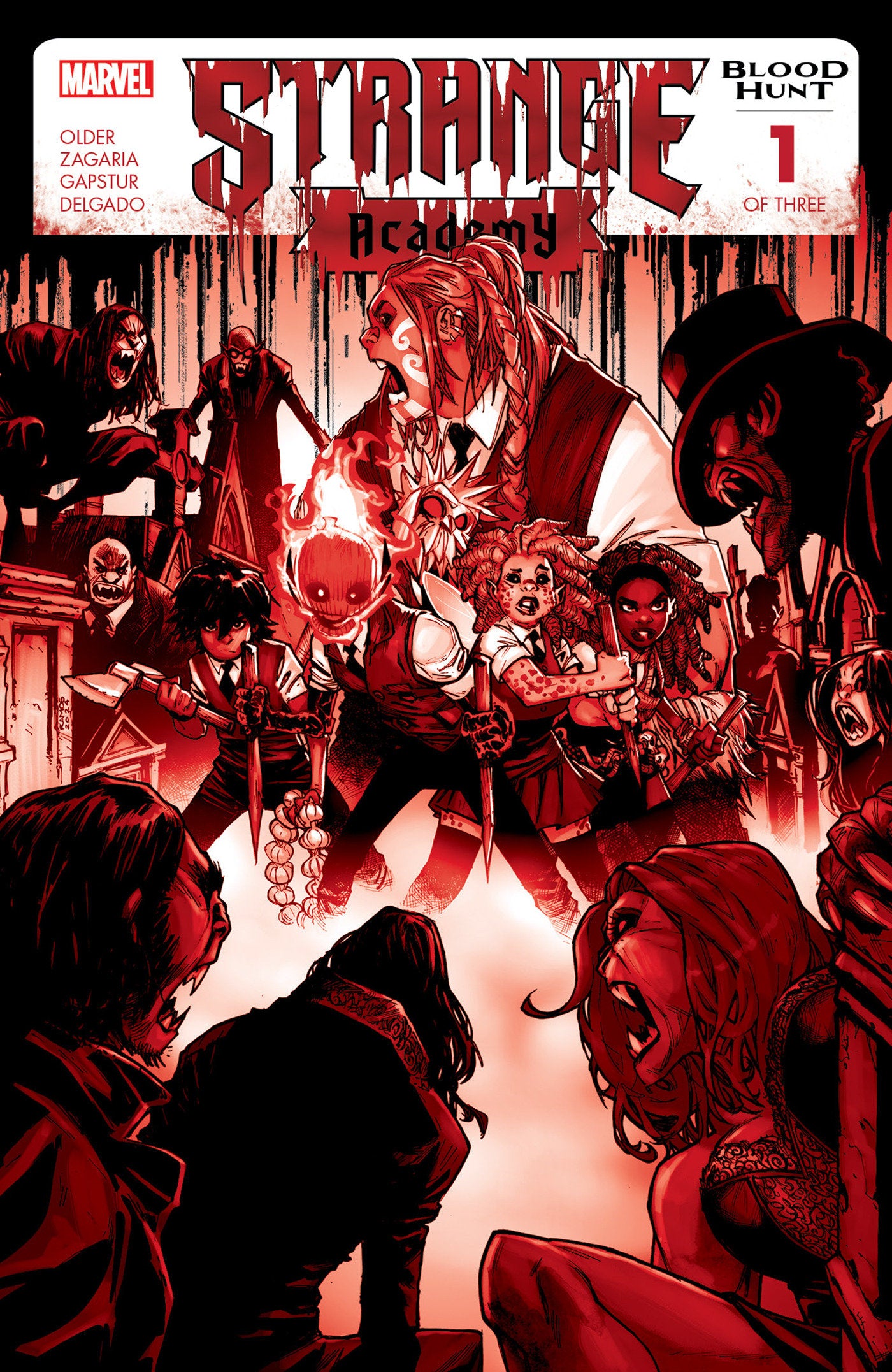  STRANGE ACADEMY: BLOOD HUNT 2ND PRINTING #1 (2024)- Default Title- MARVEL- Coinz Comics 
