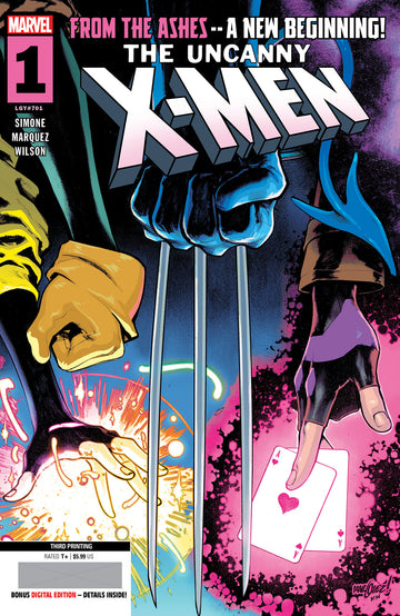 Uncanny X-Men #1 3rd Printing D. Marquez Cvr 2/5/25 Presale