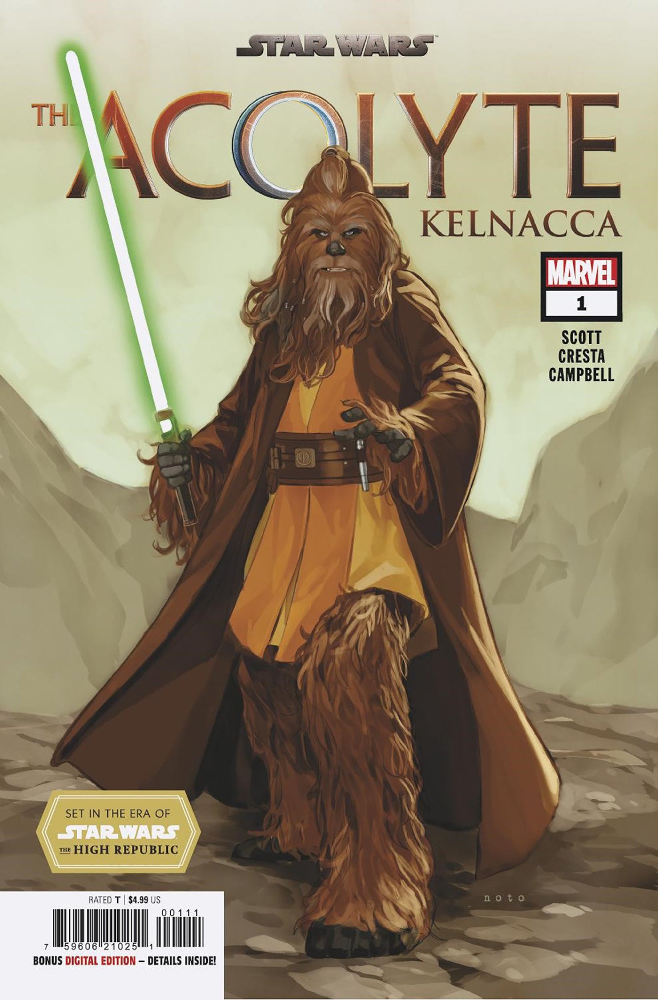 STAR WARS: THE ACOLYTE - KELNACCA #1 (9/4/24) PRESALE