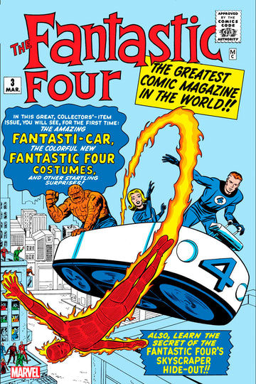 Fantastic Four #3 Facsimile J. Kirby Cvr (2025)