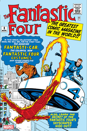 Fantastic Four #3 Facsimile Foil J. Kirby Cvr (2025)
