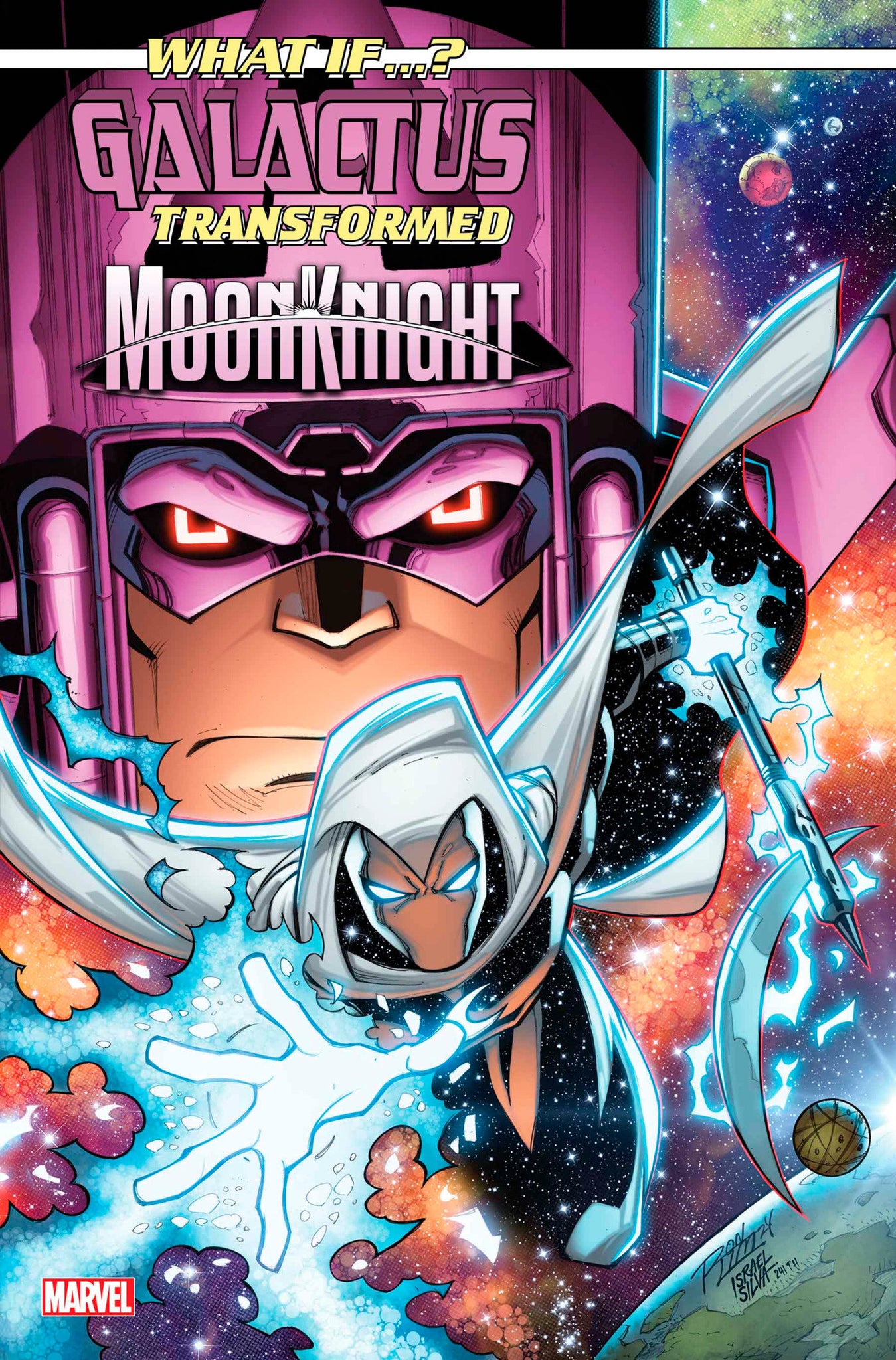 What If...? Galactus: Galactus Transformed Moon Knight? #1 Ron Lim Cvr 1/15/25 Presale