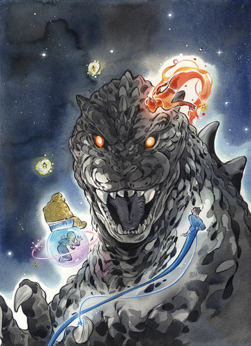 Godzilla Vs. Fantastic Four #1 1:100 Virgin P. Momoko Cvr (2025)