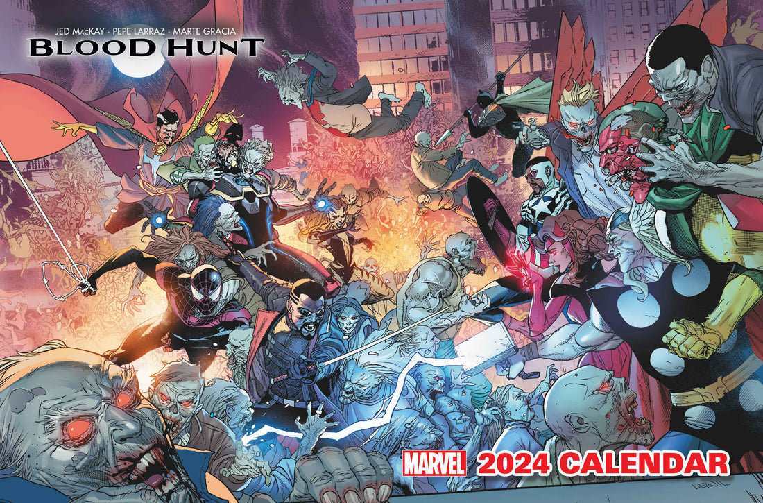  MARVEL 2024 CALENDAR (2023)- Default Title- MARVEL- Coinz Comics 