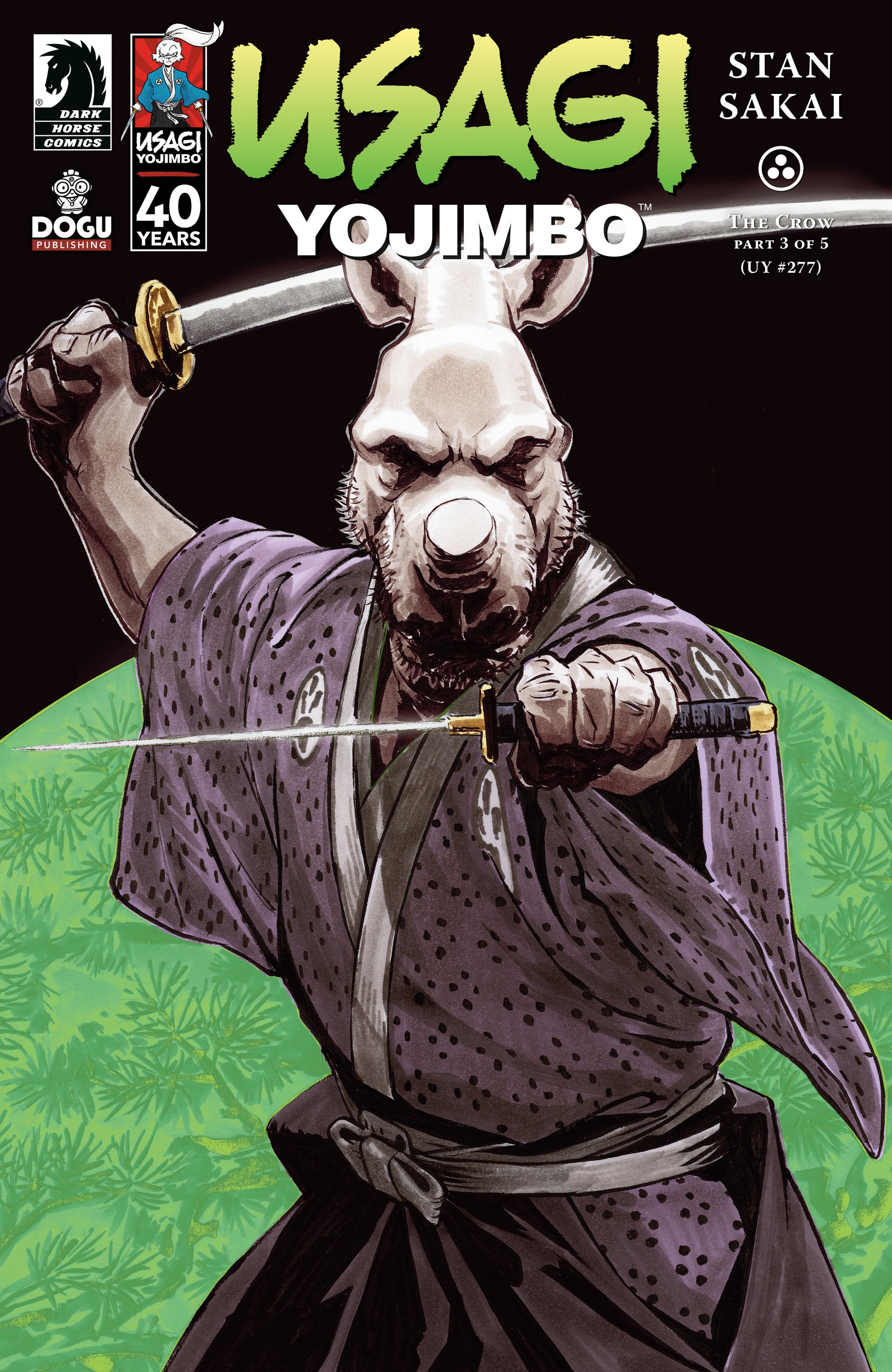 Coinz Comics, Dark Horse Comics, Usagi Yojimbo: The Crow #3 A. Mitsuhiro Cvr (2024),  Cover