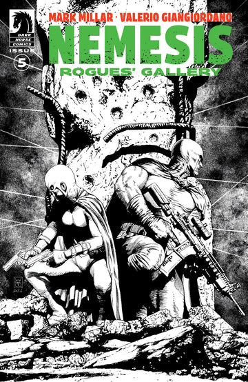 Nemesis: Rogues' Gallery #5 B&W Var. V. Giangiordano Cvr 1/8/25 Presale