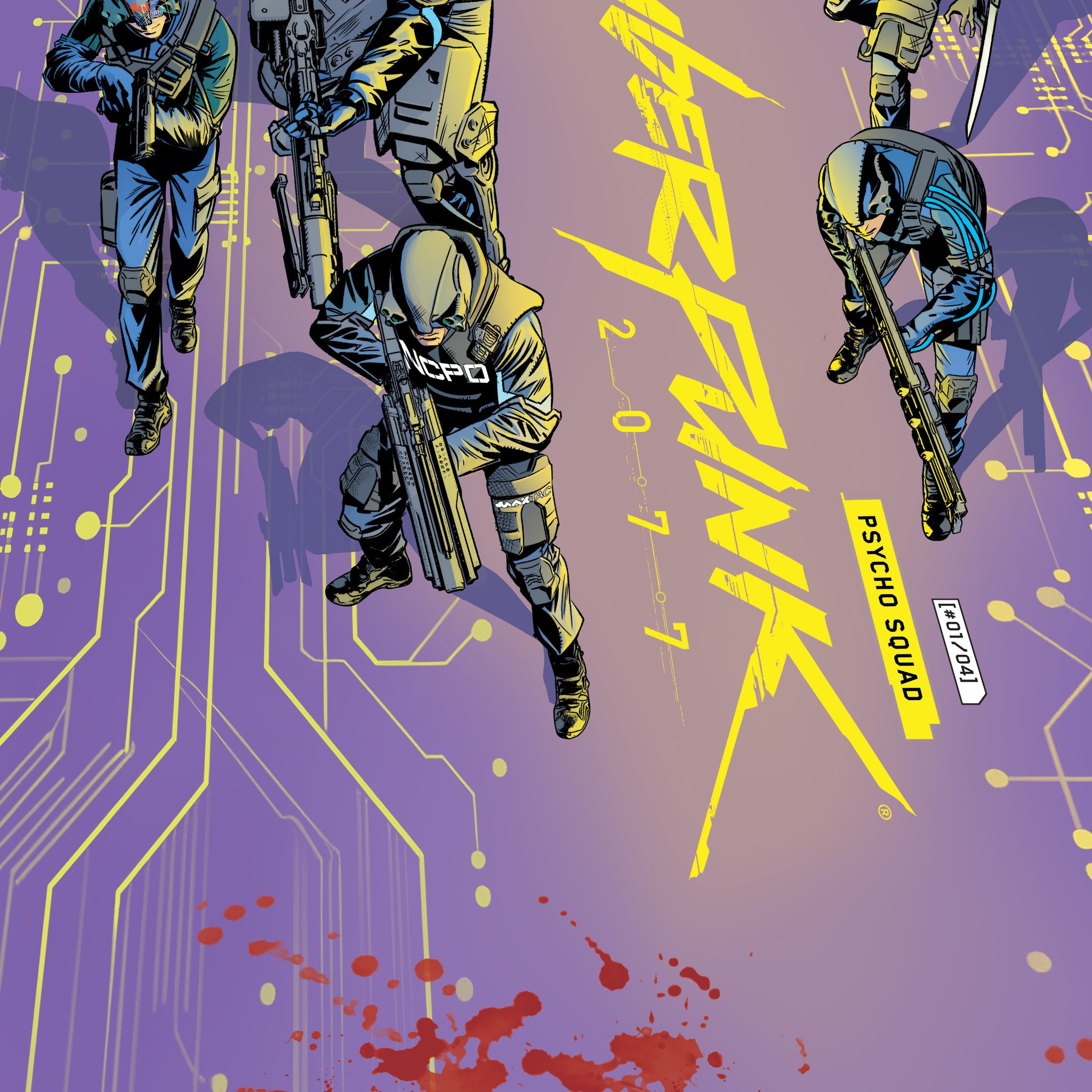 Cyberpunk 2077: Psycho Squad #1 K. McKeown Cvr 2/12/25 Presale