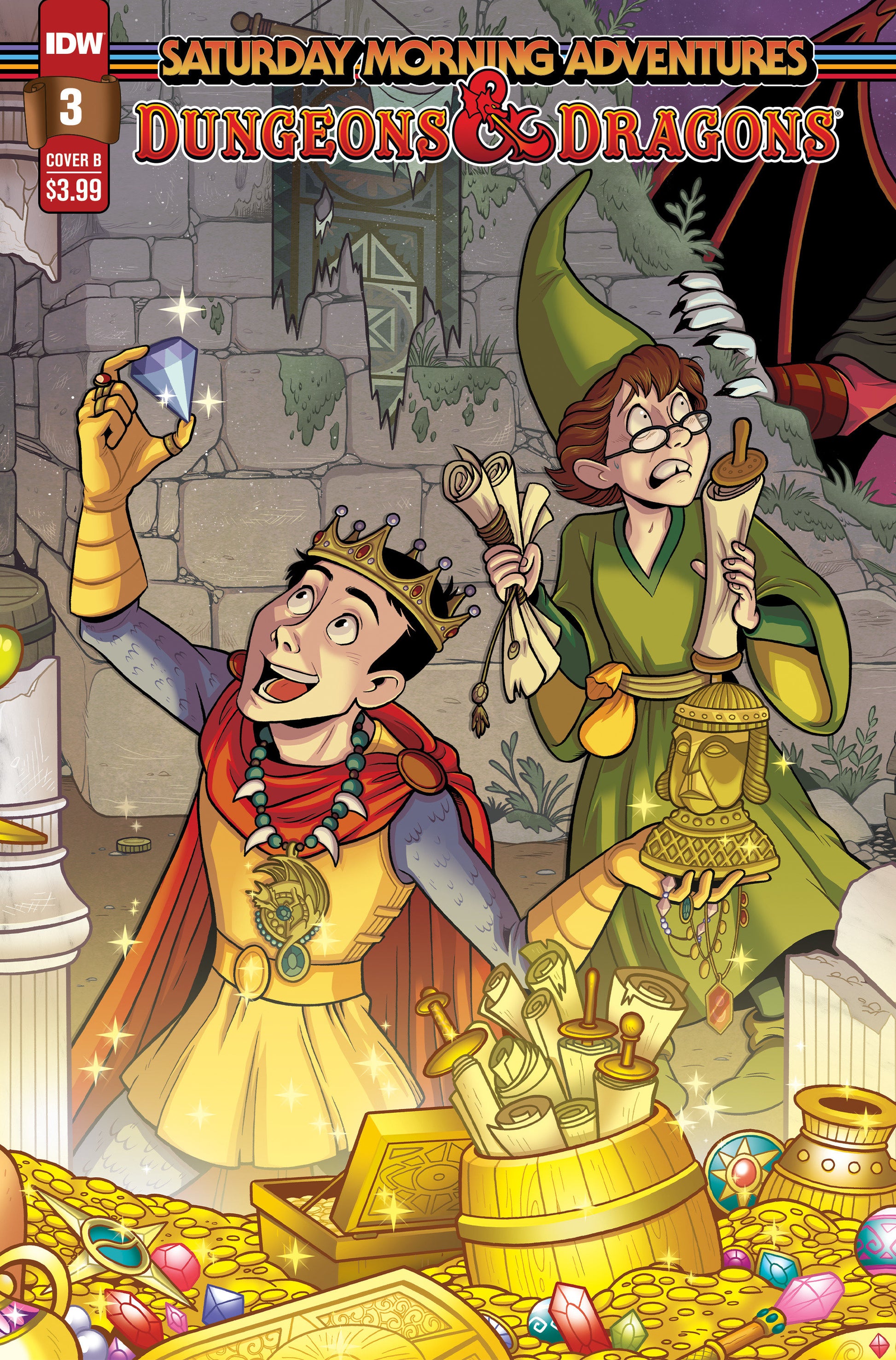 Coinz Comics, Idw Publishing, Dungeons & Dragons: Saturday Morning Adv. #3 B. Hickey Cvr (2023),  Cover