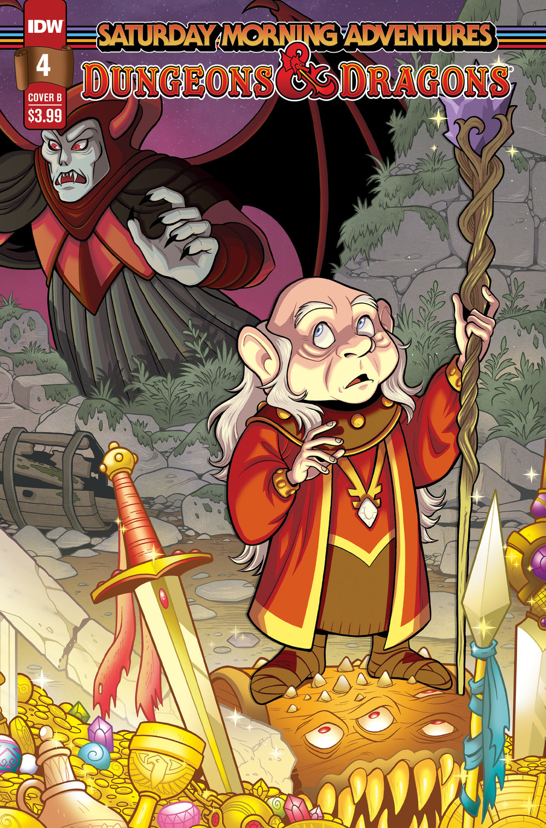 Coinz Comics, Idw Publishing, Dungeons & Dragons: Saturday Morning Adv. #4 B. Hickey Cvr (2023),  Cover