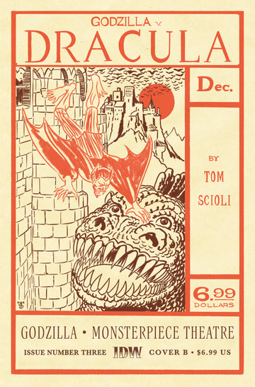 Godzilla’S Monsterpiece Theatre #3 T. Scioli Cvr 1/22/25 Presale