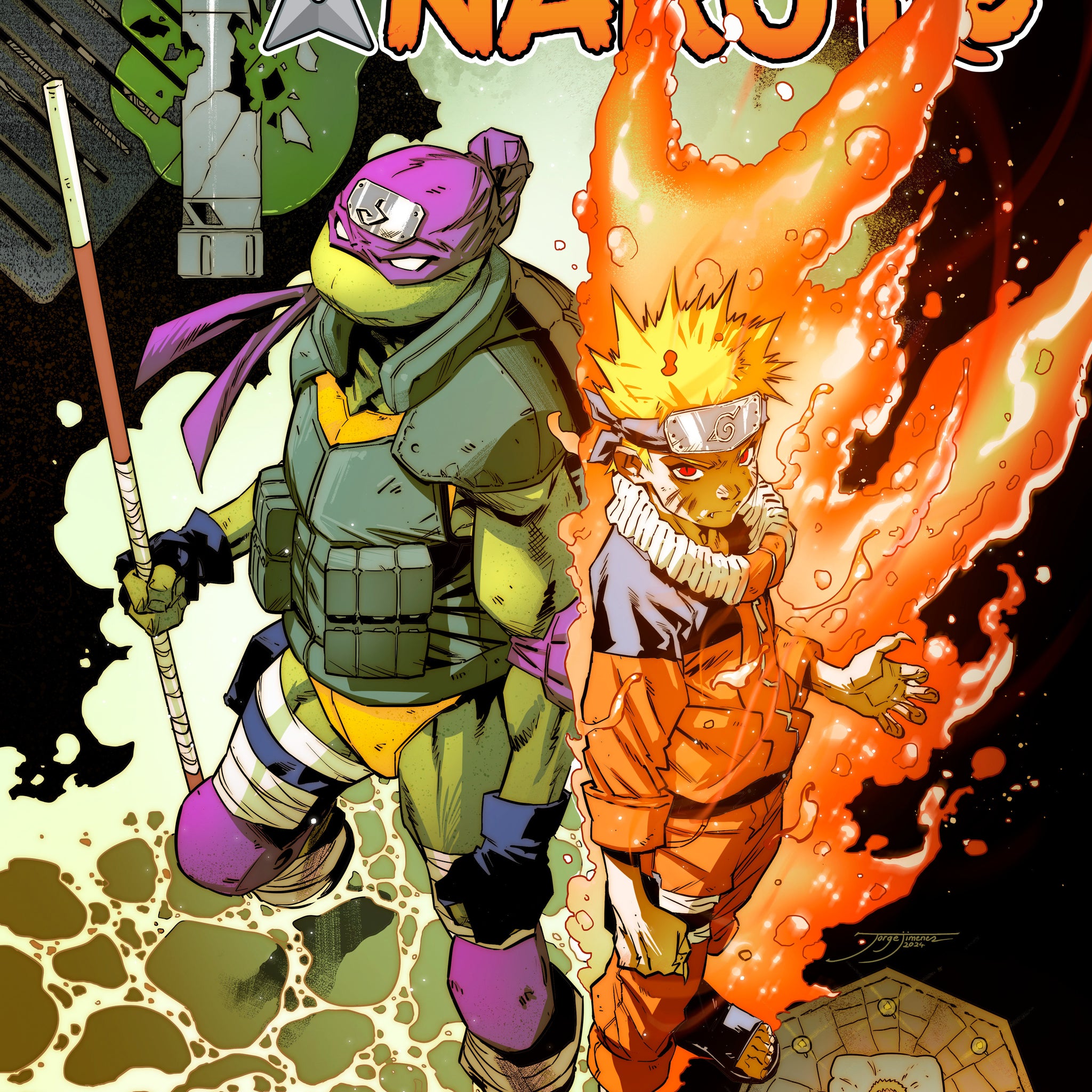 Teenage Mutant Ninja Turtles X Naruto #2 J. Jiménez Cvr 1/15/25 Presale