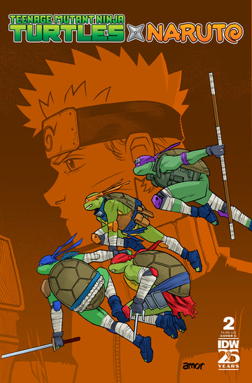 Teenage Mutant Ninja Turtles X Naruto #2 John Amor Cvr 1/15/25 Presale