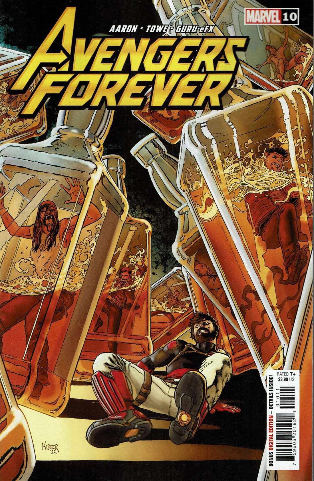  AVENGER FOREVER #10 (2022)- CVR (Main) Aaron Kuder, CVR (Variant) Neatease, CVR (Variant) Simone Bianchi- MARVEL- Coinz Comics 