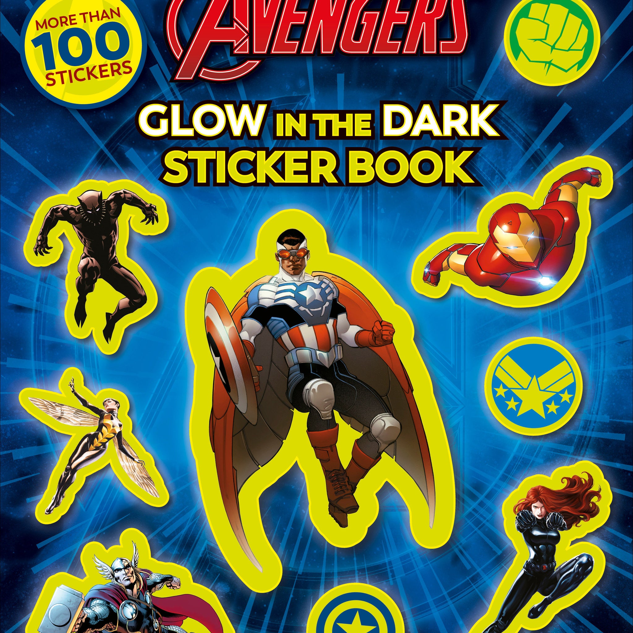 Marvel Avengers Glow In The Dark Sticker Book (2024)