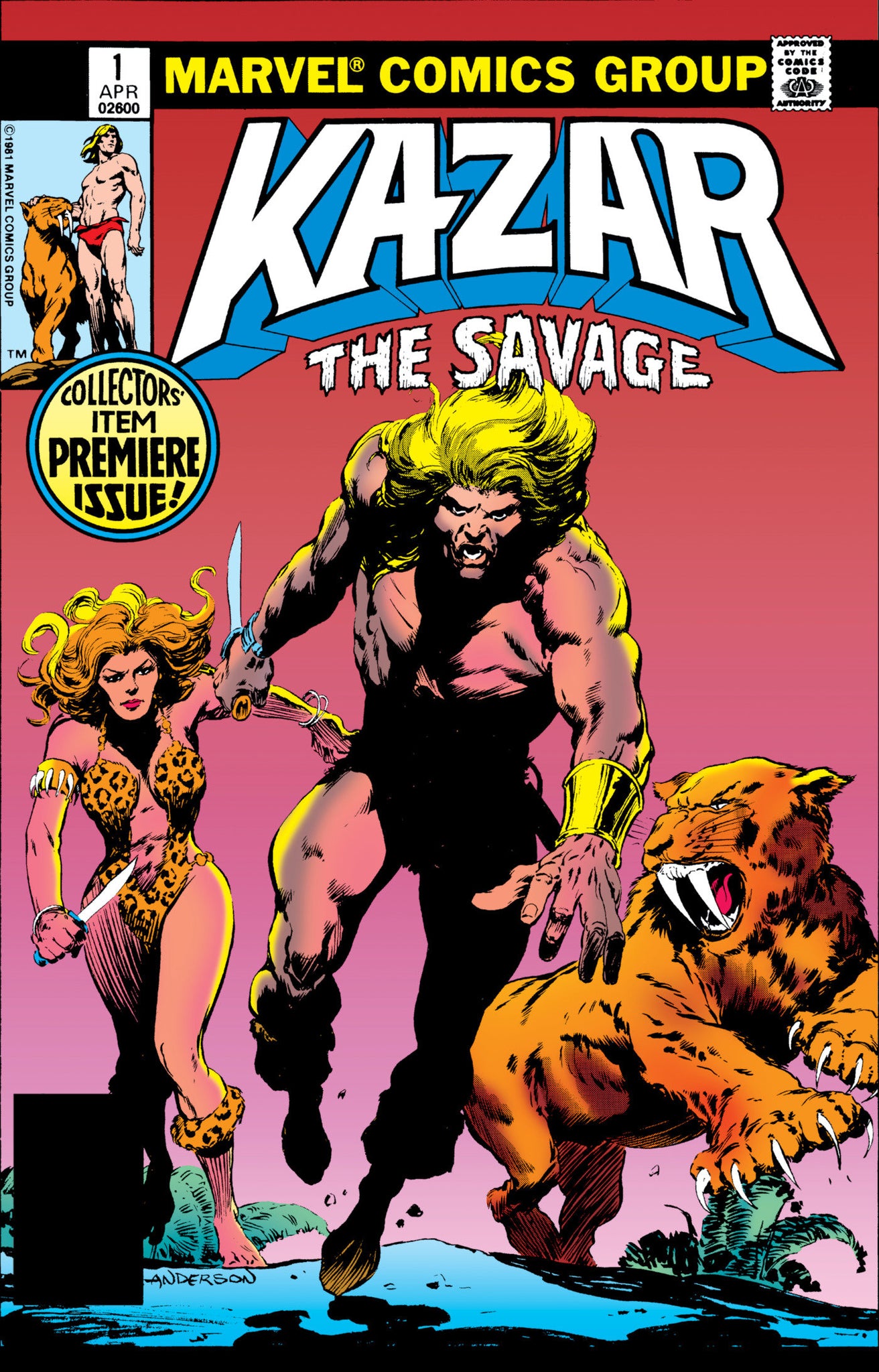 Ka-Zar The Savage Omnibus B. Anderson Cvr (2021)