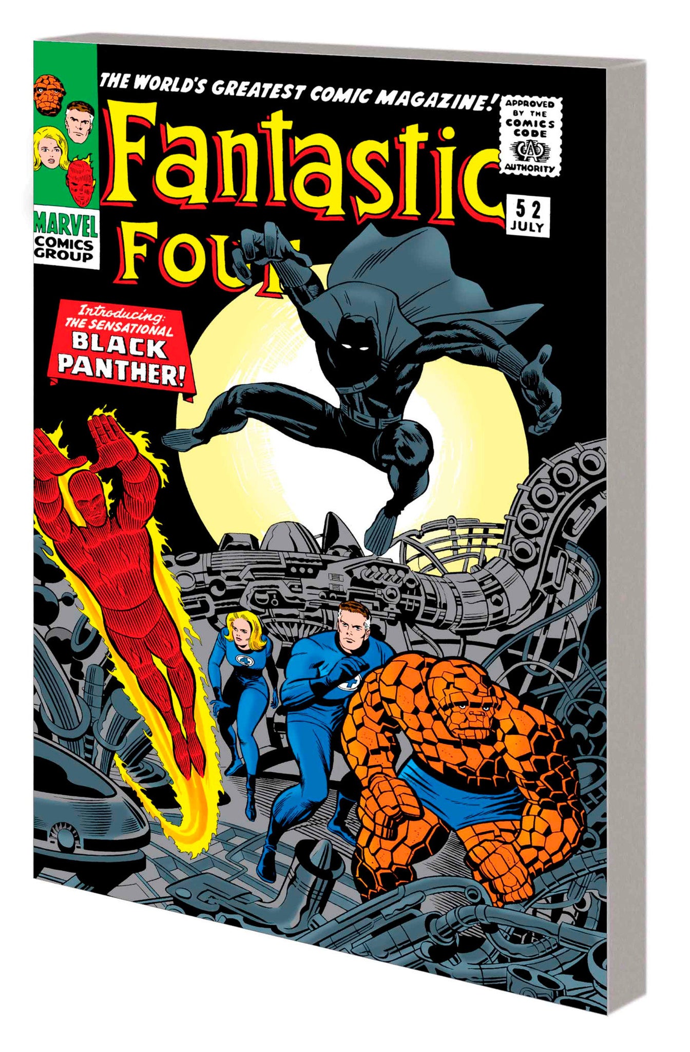 Mighty Marvel Masterworks: The Black Panther Vol. 1: The Claws Of The Panther [Dm Only] J. Kirby Cvr (2022)