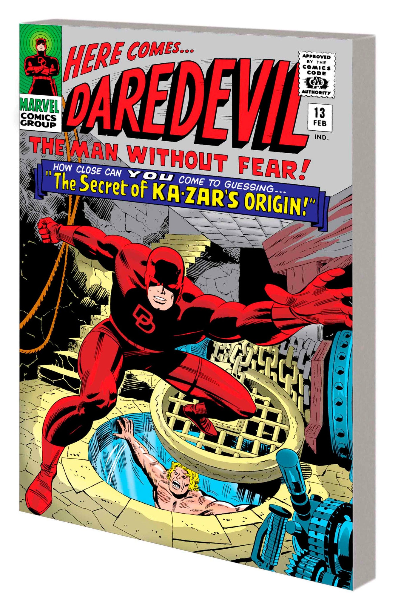 Mighty Marvel Masterworks: Daredevil Vol. 2 - Alone Against The Underworld [Dm Only] J. Kirby Cvr (2023)