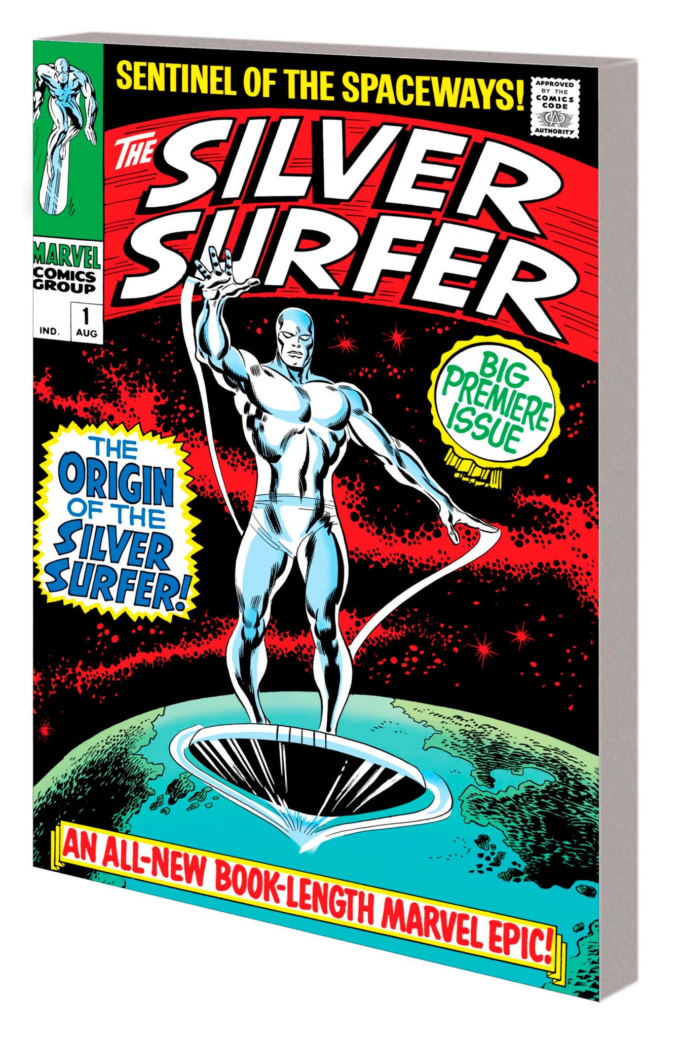 Mighty Marvel Masterworks: The Silver Surfer Vol 1 - The Sentinel Of The Spaceways J. Buscema Cvr (2023)