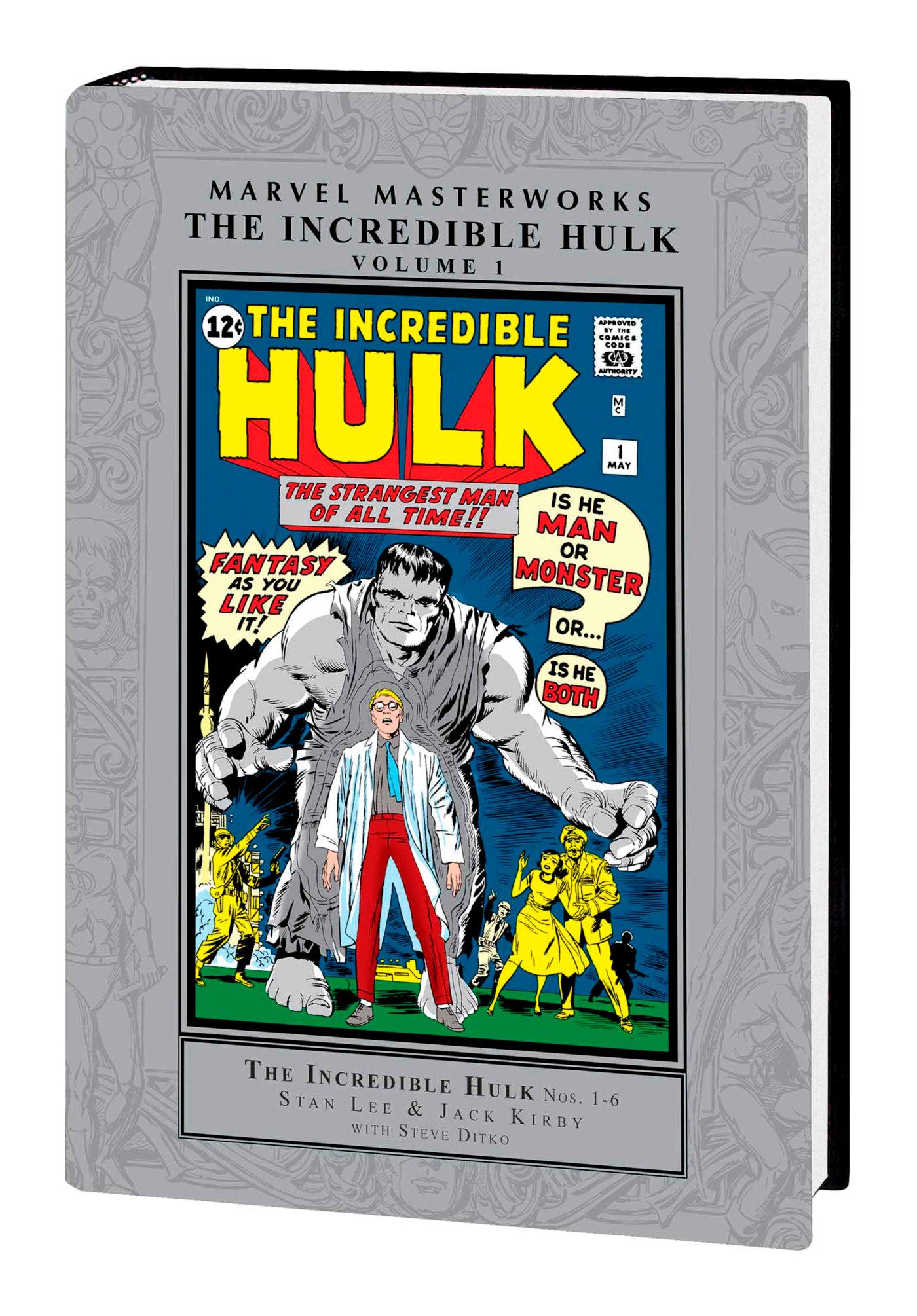 Marvel Masterworks: The Incredible Hulk Vol 1 J. Kirby Cvr (2024)