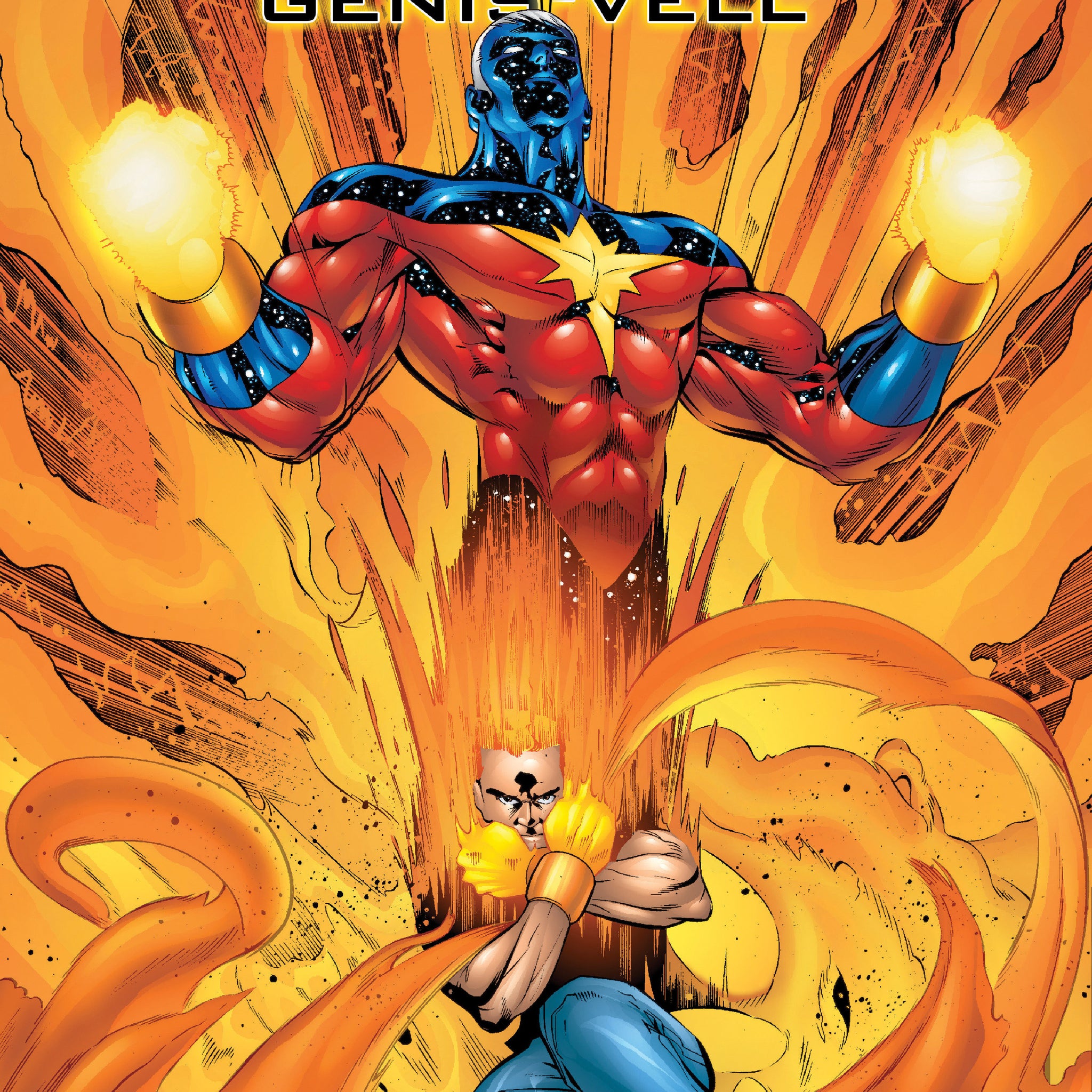 Captain Marvel: Genis-Vell By Peter David Omnibus Chriscross Cvr (2023)