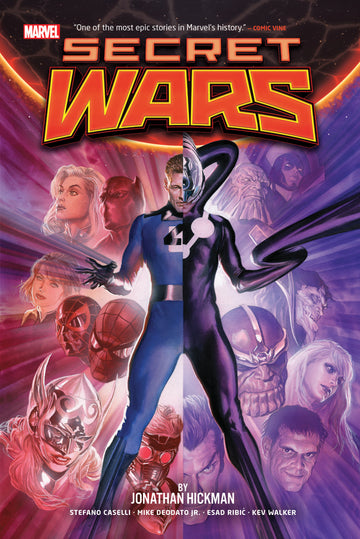 Secret Wars By Jonathan Hickman Omnibus Alex Ross Reed Richards Cvr (HC)  12/18/24 Presale