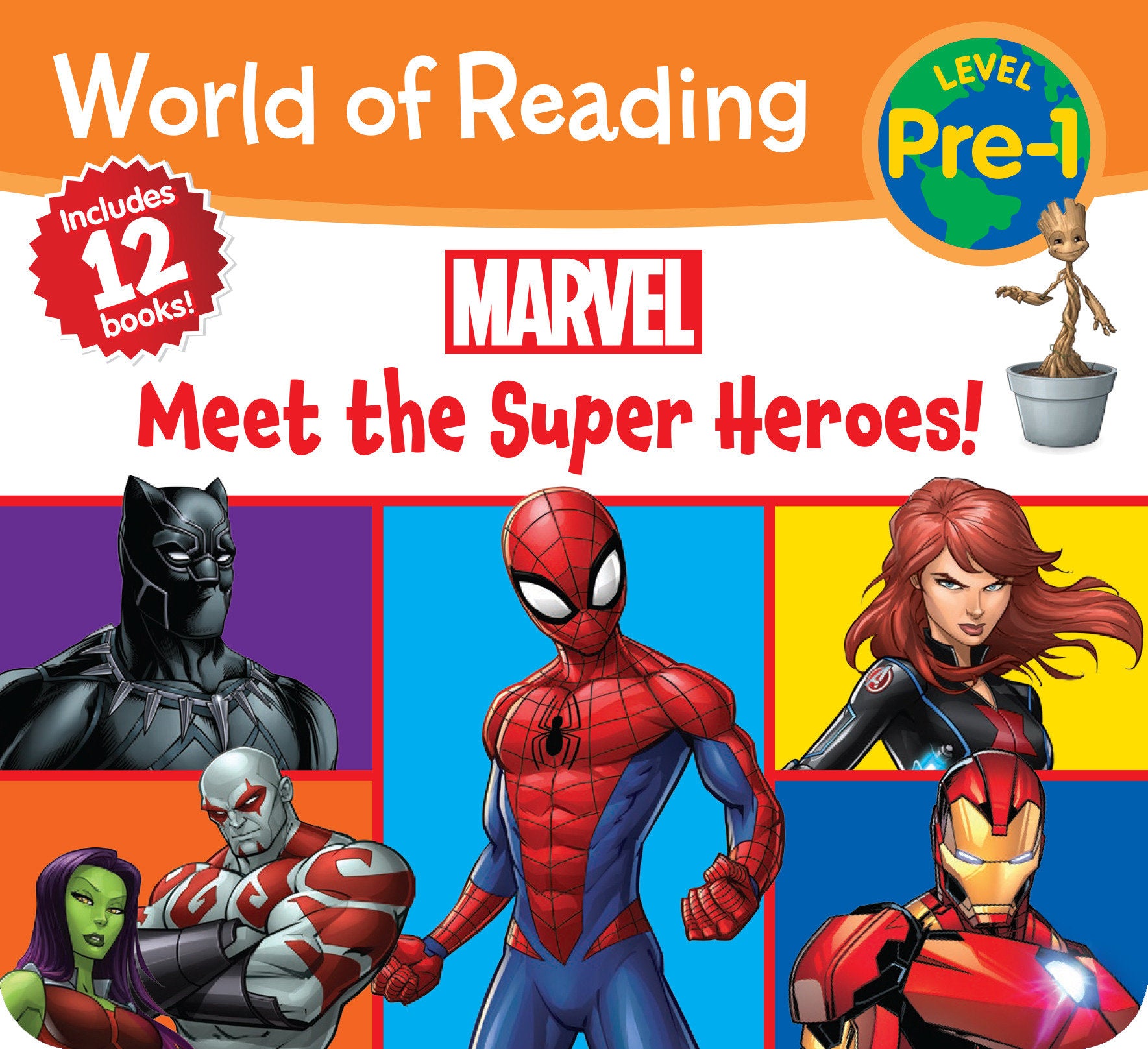 World Of Reading Marvel: Meet The Super Heroes!-Pre-Level 1 Boxed Set (2017)