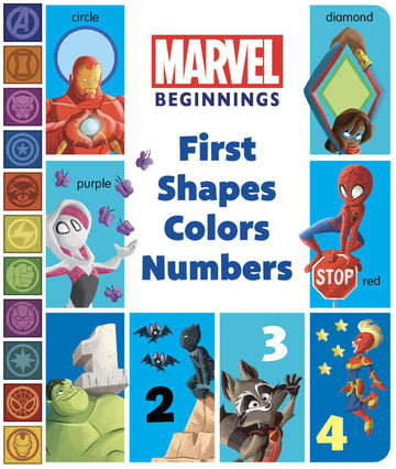 Marvel Beginnings: First Shapes, Colors, Numbers M. Press Artist Cvr (2023)