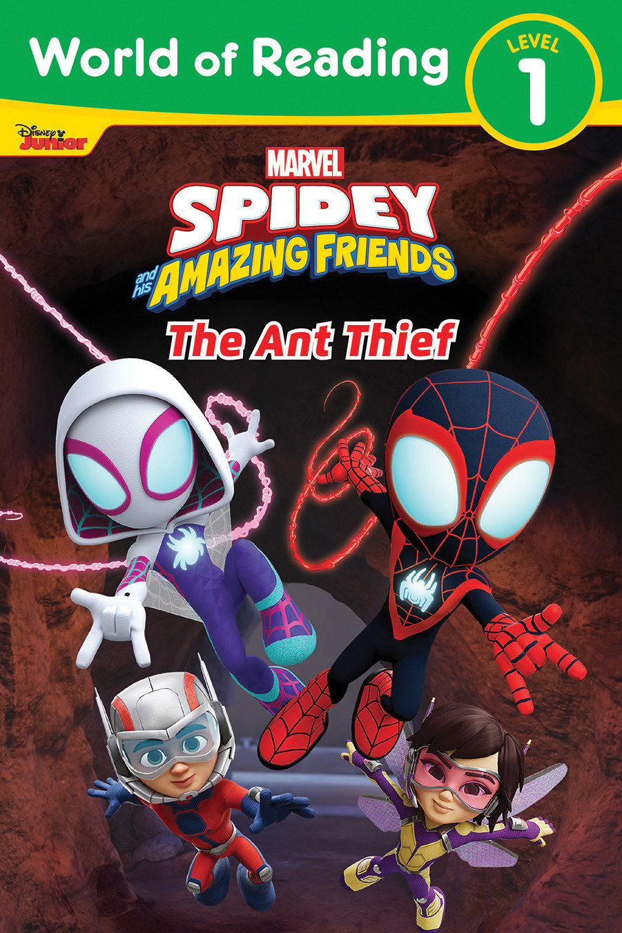  WORLD OF READING: SPIDEY AND HIS AMAZING FRIENDS THE ANT THIEF (2024)- Default Title- DISNEY PUBLISHING GROUP- Coinz Comics 