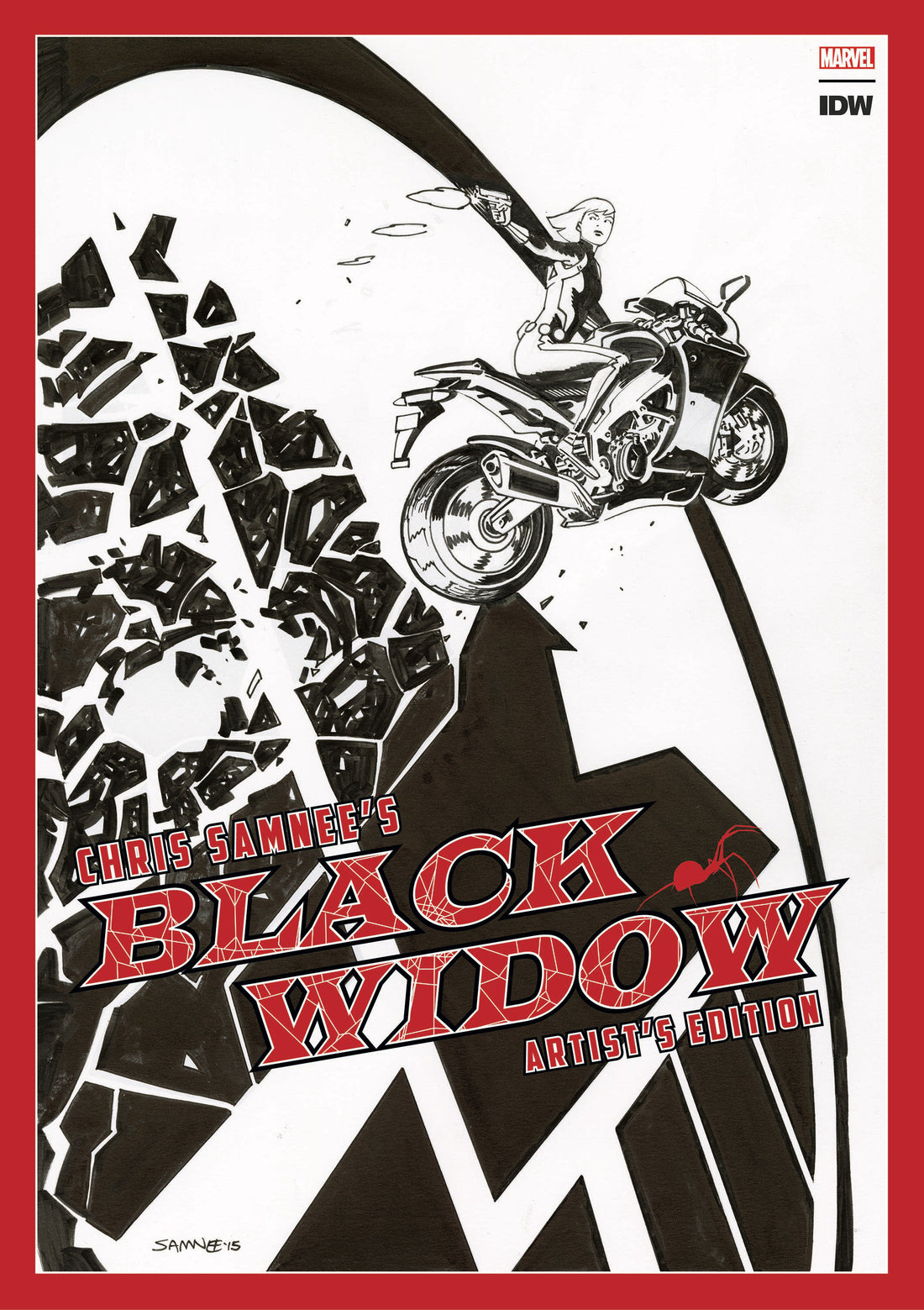  CHRIS SAMNEE'S BLACK WIDOW ARTIST'S EDITION (7/3/24) PRESALE- Default Title- IDW PUBLISHING- Coinz Comics 
