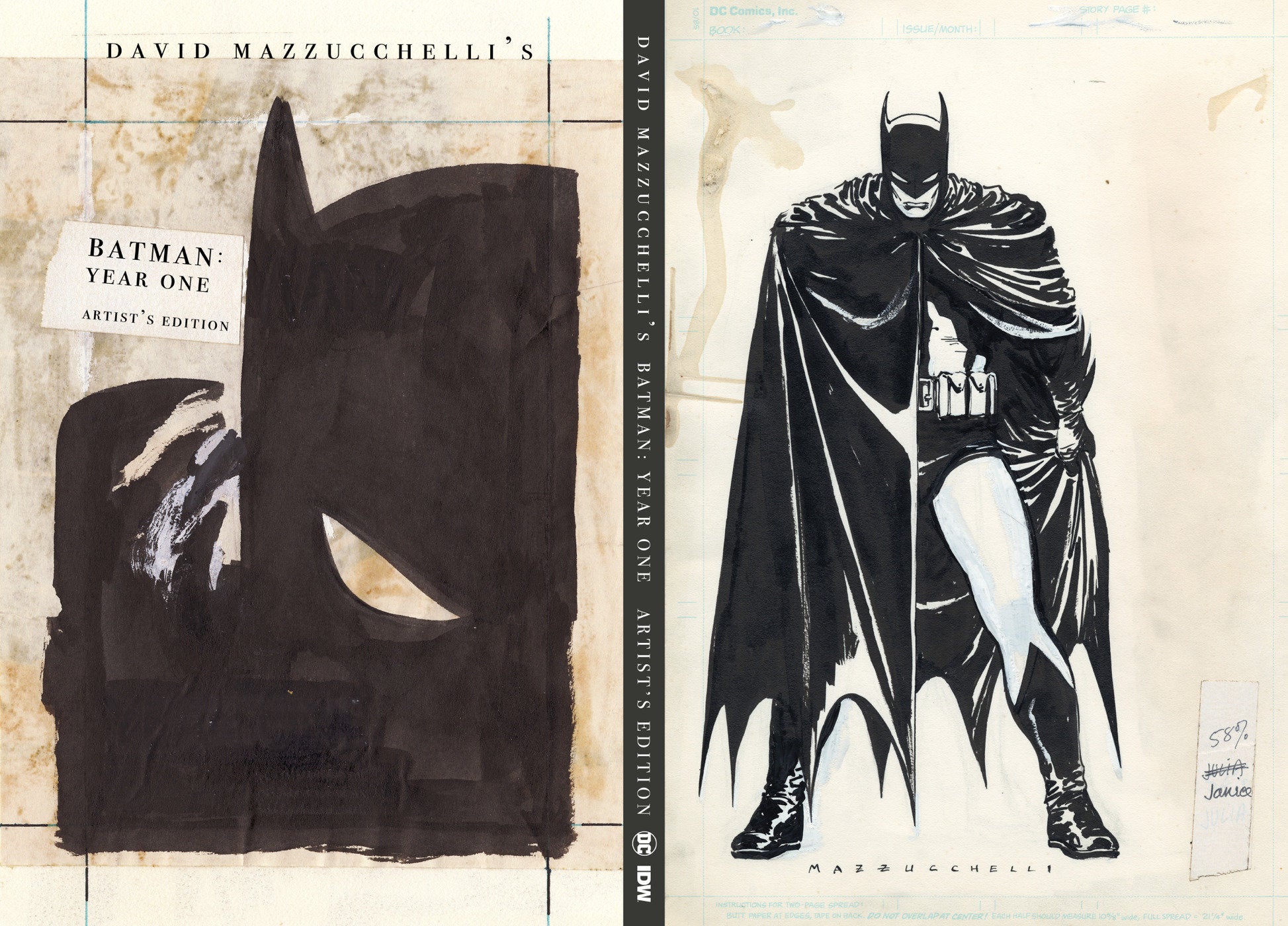 DAVID MAZZUCCHELLI'S BATMAN YEAR ONE ARTIST'S EDITION (2024)