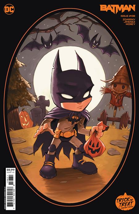  BATMAN #138 (2023)- CVR F CHRISSIE ZULLO TRICK OR TREAT CARDSTOCK VAR (BATMAN CATWOMAN THE GOTHAM WAR)- DC Comics- Coinz Comics 