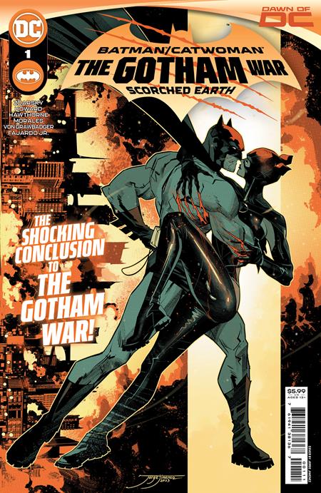  BATMAN/CATWOMAN THE GOTHAM WAR SCORCHED EARTH #1 (2023)- CVR A JORGE JIMENEZ, CVR B ADAM HUGHES CARDSTOCK VAR, CVR C KENDRICK KUNKKA LIM CARDSTOCK VAR, CVR D KENDRICK KUNKKA LIM FOIL VAR- DC Comics- Coinz Comics 