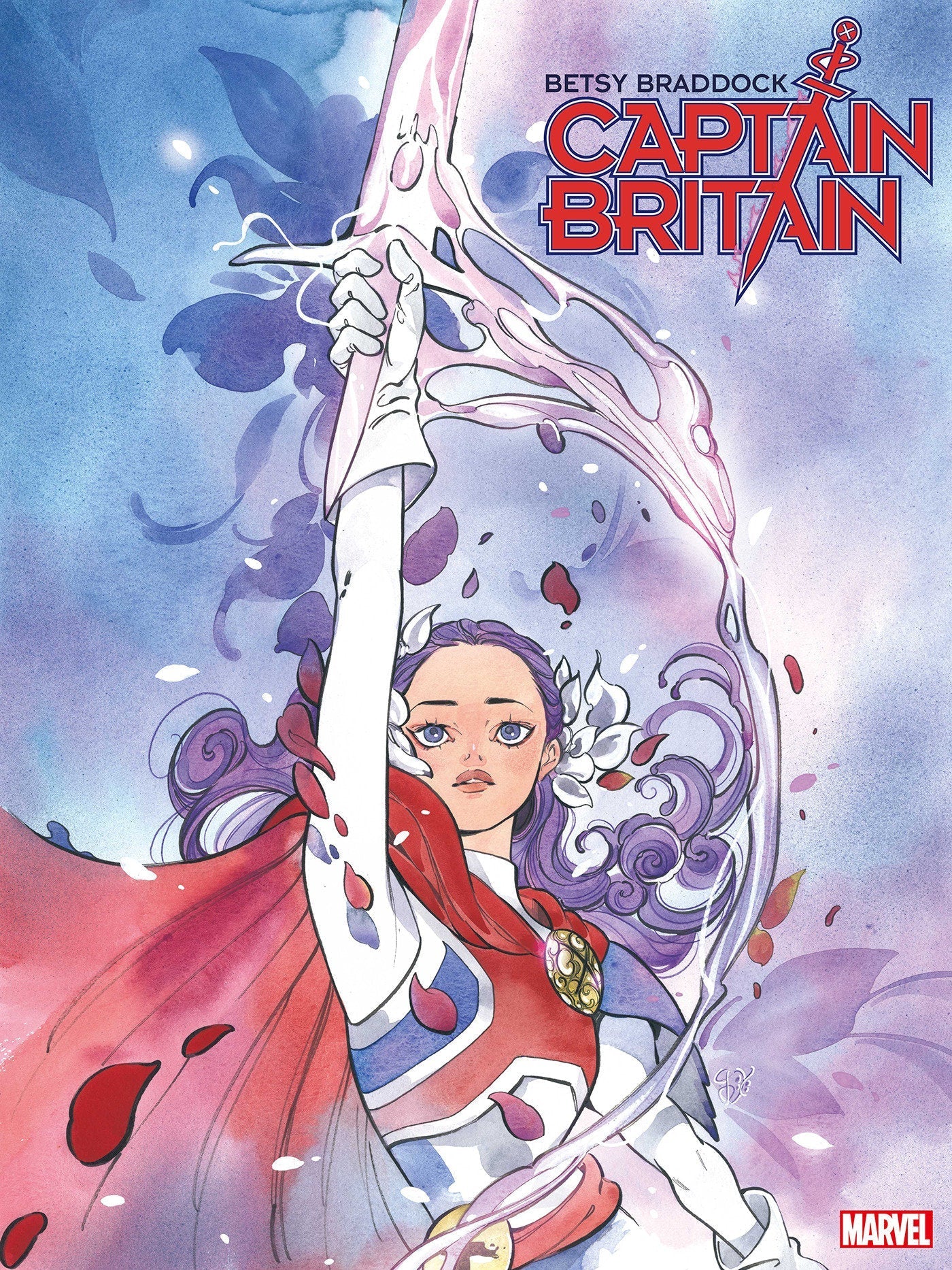  BETSY BRADDOCK: CAPTAIN BRITAIN #1 (2023)- CVR (MAIN) Vasco Giorgiev, CVR D&#039;URSO VAR, CVR MOMOKO VAR, CVR 1:25 SCHMIDT VAR- MARVEL- Coinz Comics 