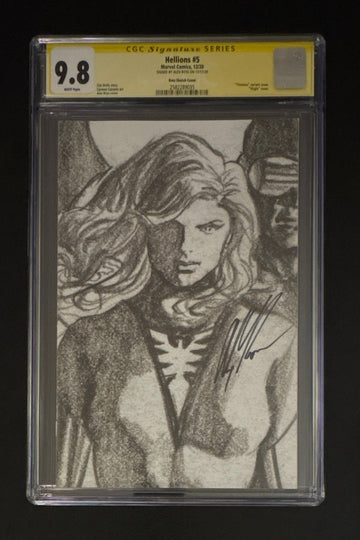 Hellions #5 Alex Ross Incentive Timeless Sketch Variant (1:100) (2020) CGC 9.8 Signed Alex Ross