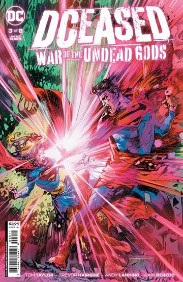  DCeased War of the Undead Gods #3 (10/18/2022)- CVR A HOWARD PORTER, CVR B DAN MORA HOMAGE CARD STOCK VAR, CVR C KAEL NGU ACETATE CARD STOCK VAR, CVR D INC 1:25 STEVE BEACH CARD STOCK VAR, CVR E INC 1:50 SUN KHAMUNAKI CARD STOCK VAR- DC Comics- Coinz Comics 