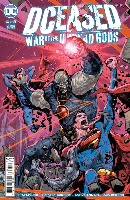  DCeased War of the Undead Gods #4 (11/15/2022)- CVR B DAN MORA HOMAGE CARD STOCK VAR, CVR A HOWARD PORTER, CVR C KAEL NGU ACETATE CARD STOCK VAR, CVR D 1:25 FRANCESCO MATTINA CARD STOCK VAR, CVR E 1:50 SUN KHAMUNAKI CARD STOCK VAR- DC Comics- Coinz Comics 
