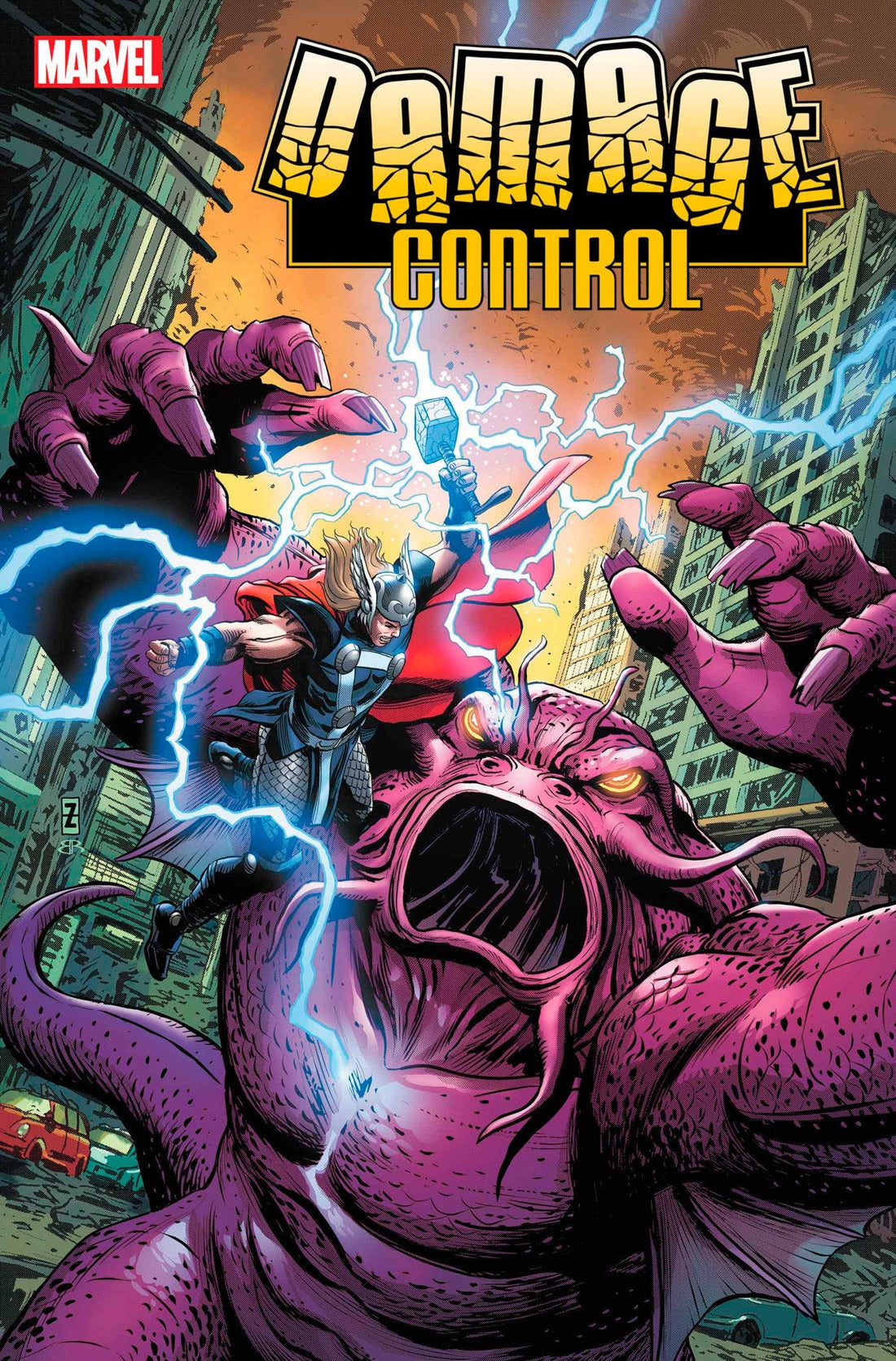  Damage Control #3 (2022)- CVR (Main) Patch Zircher, CVR (Variant) Tony Fleecs- MARVEL- Coinz Comics 