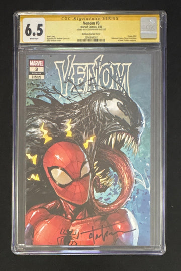 Venom #3 Unknown Comics Tyler Kirkham Trade Dress Variant (2021) CGC 6.5 🔑 Key Issue Signed Tyler Kirkham